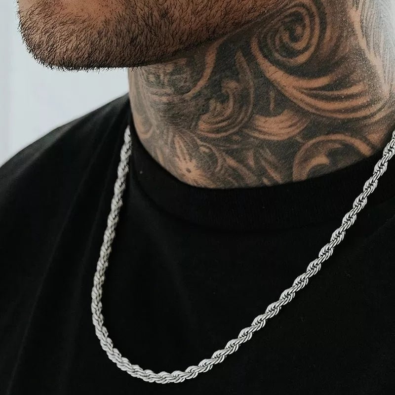 Rope Chain 5mm - Silver