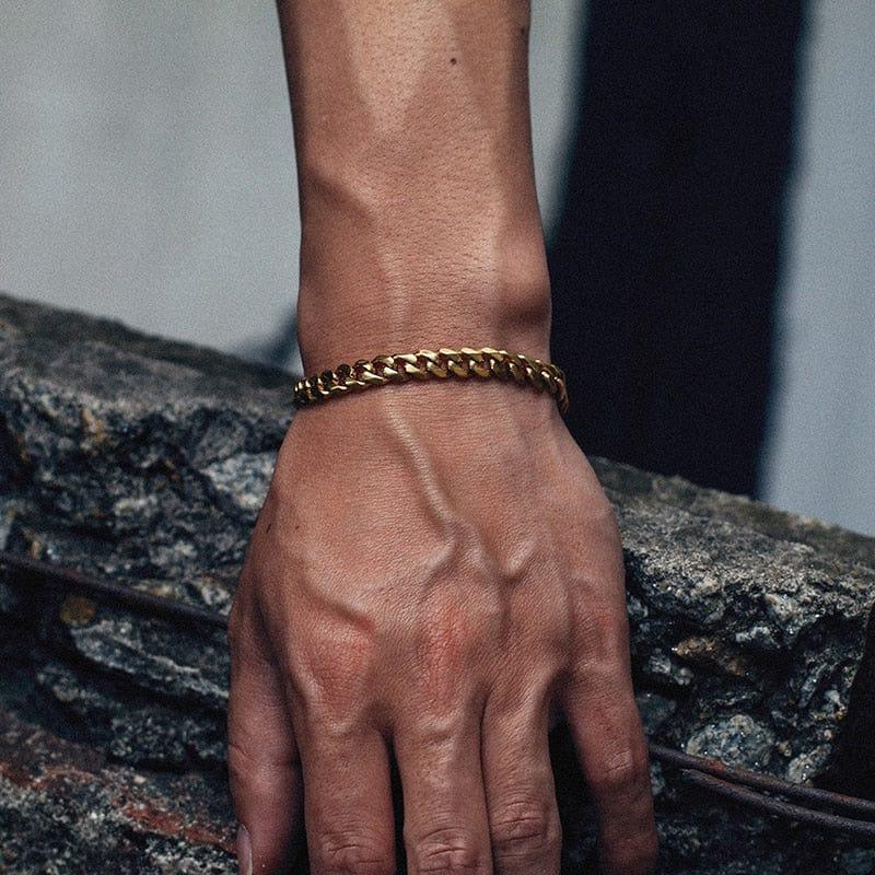 Cuban Bracelet 5mm - Gold