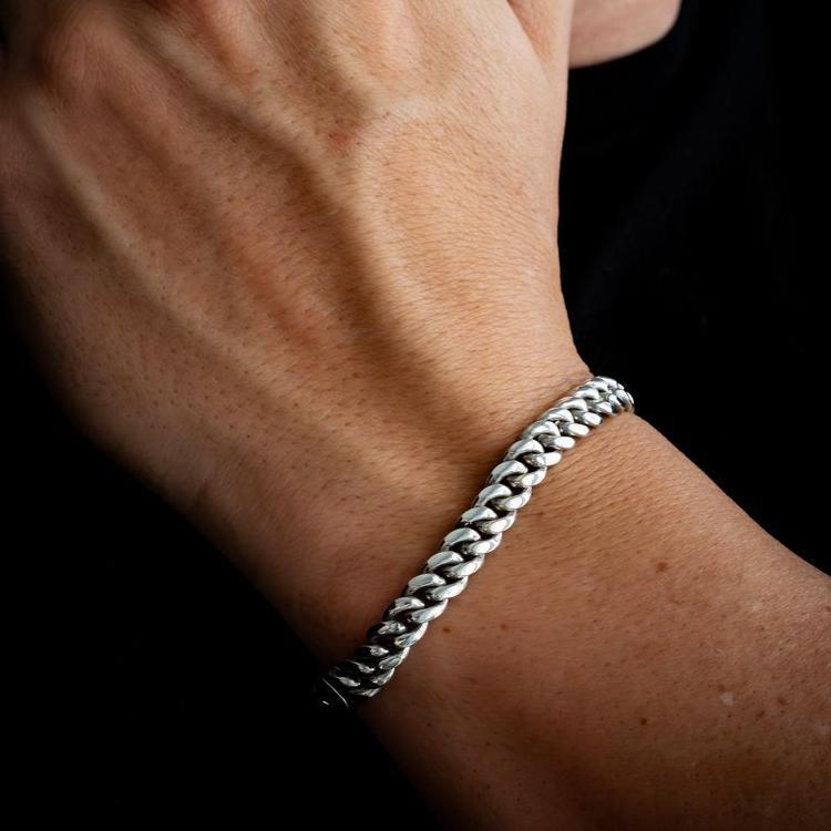 Cuban Bracelet 7mm - Silver