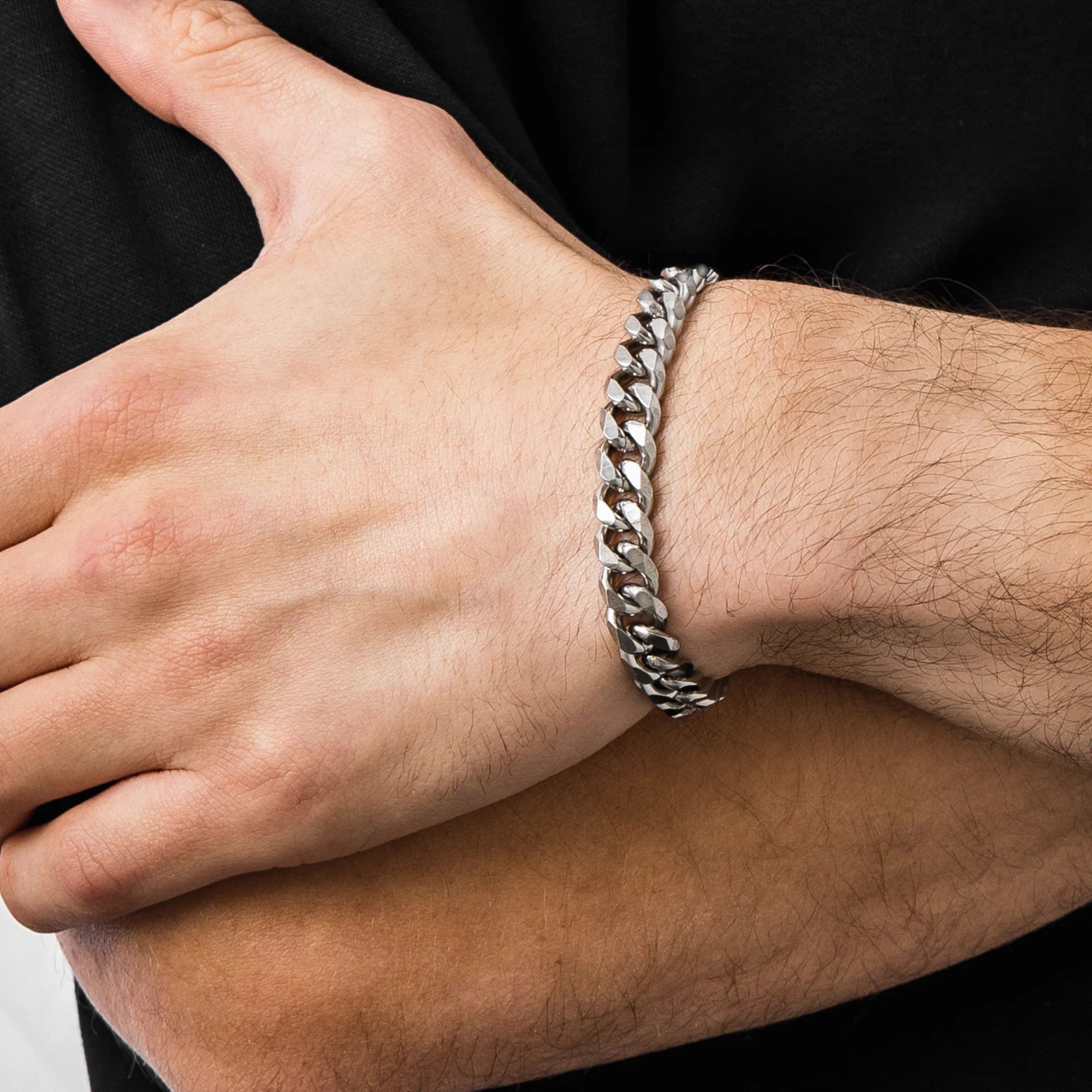 Cuban Bracelet 9mm - Silver