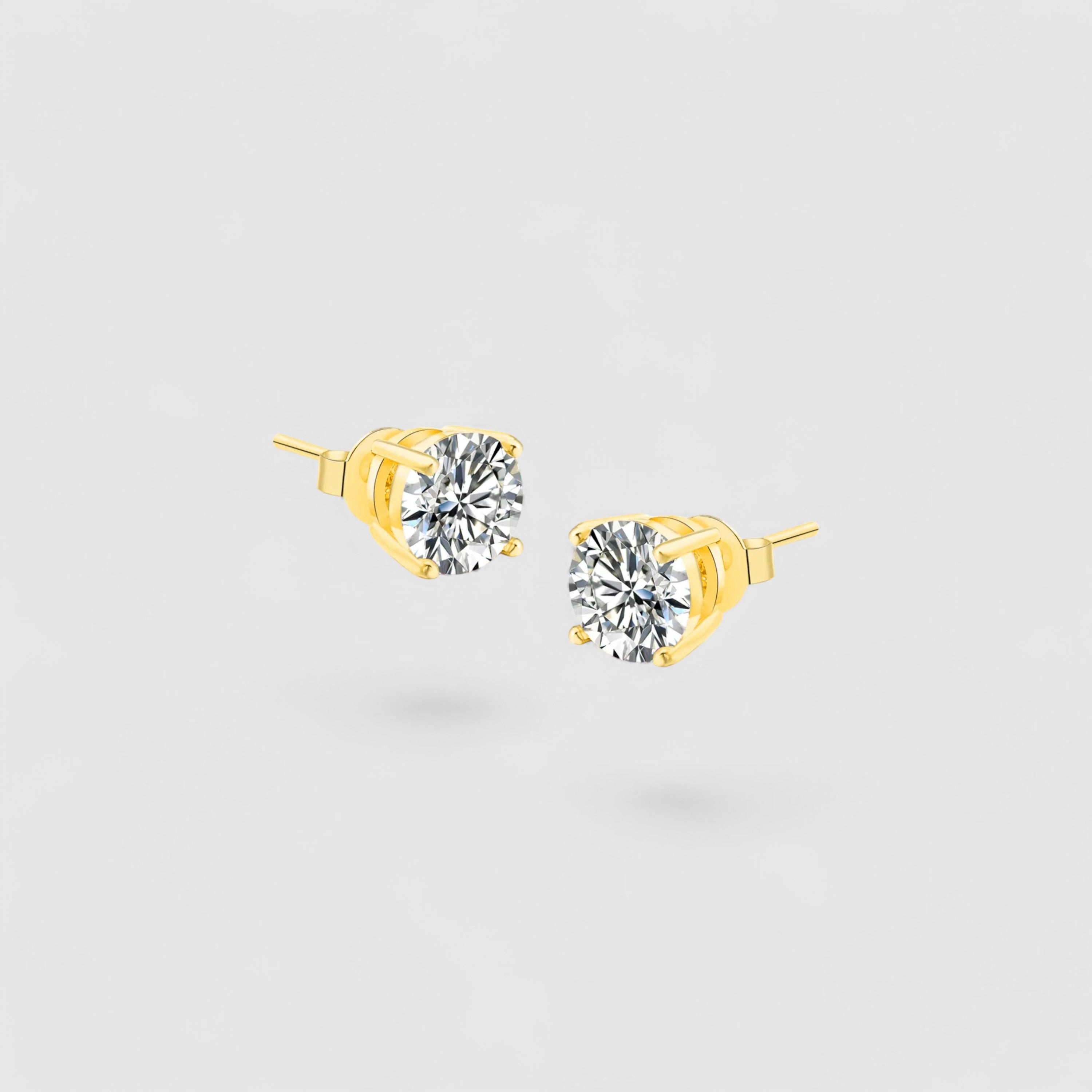 Round Stud 4 pin - Gold