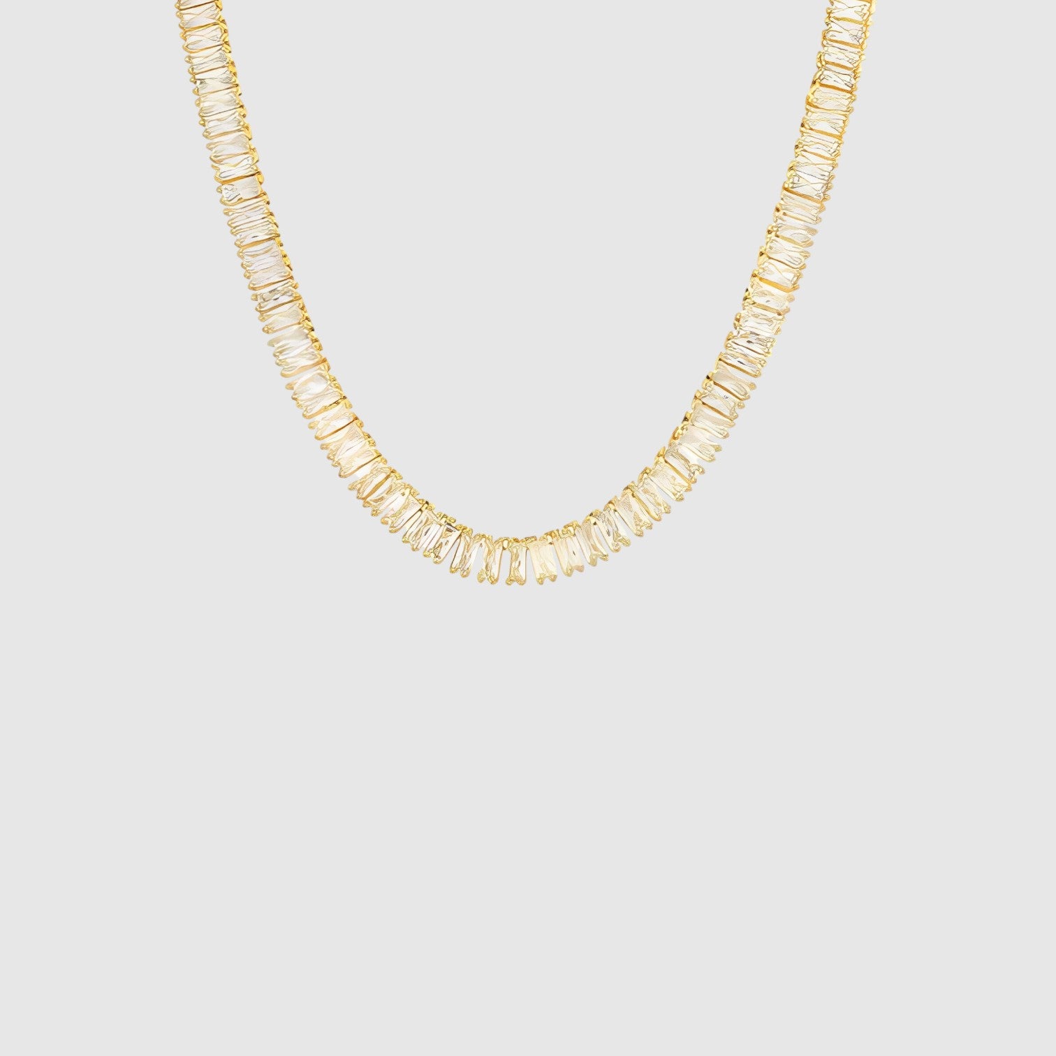 Tennis Chain Baguette 6mm - Gold
