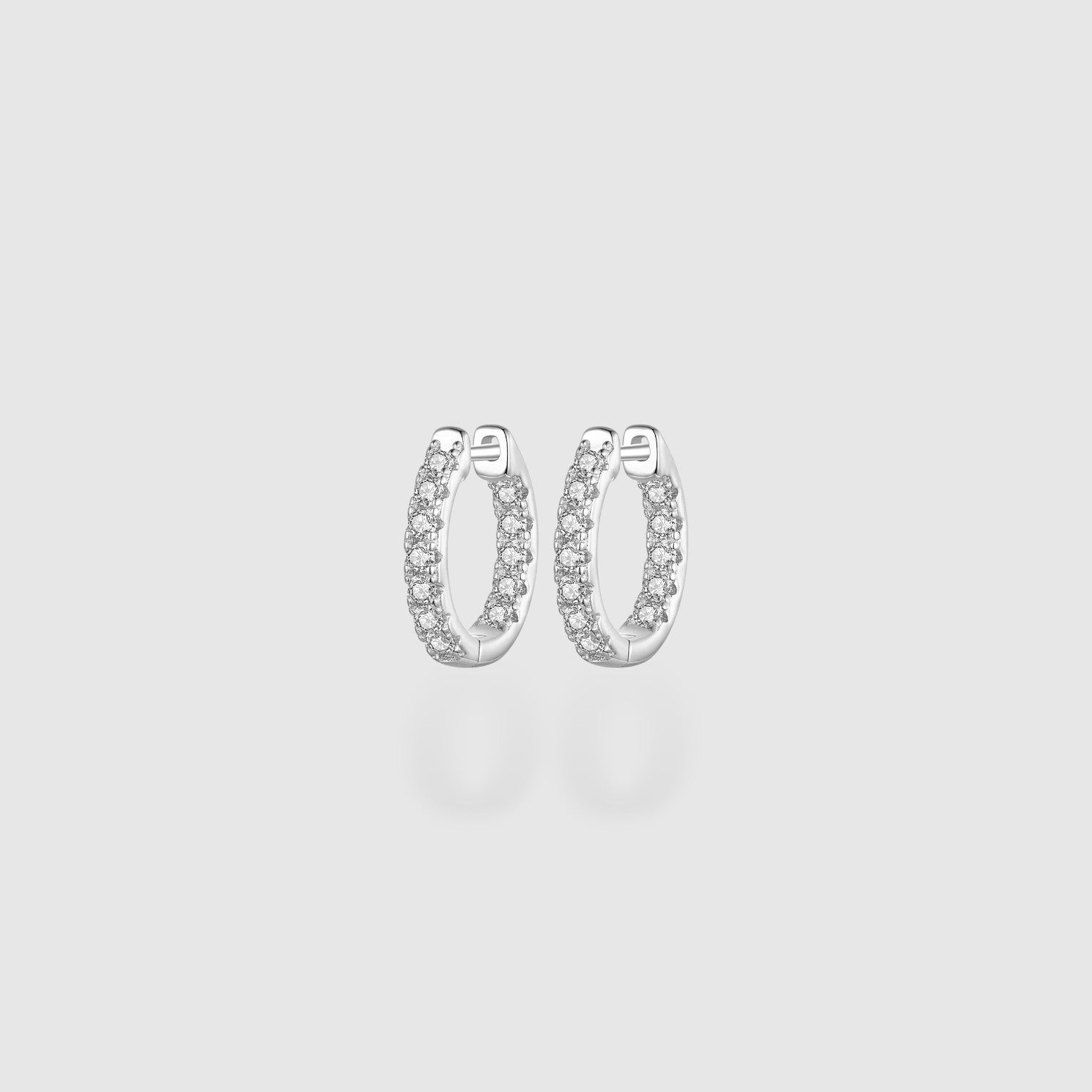 Iced Earring - Silver