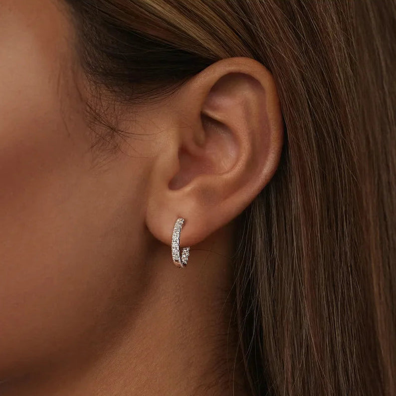 Iced Earring - Silver