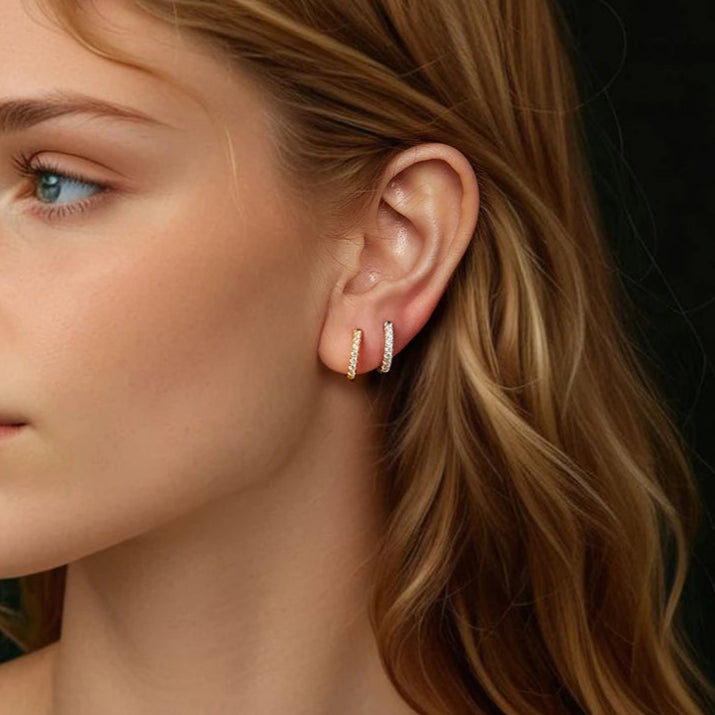 Iced Earring - Gold