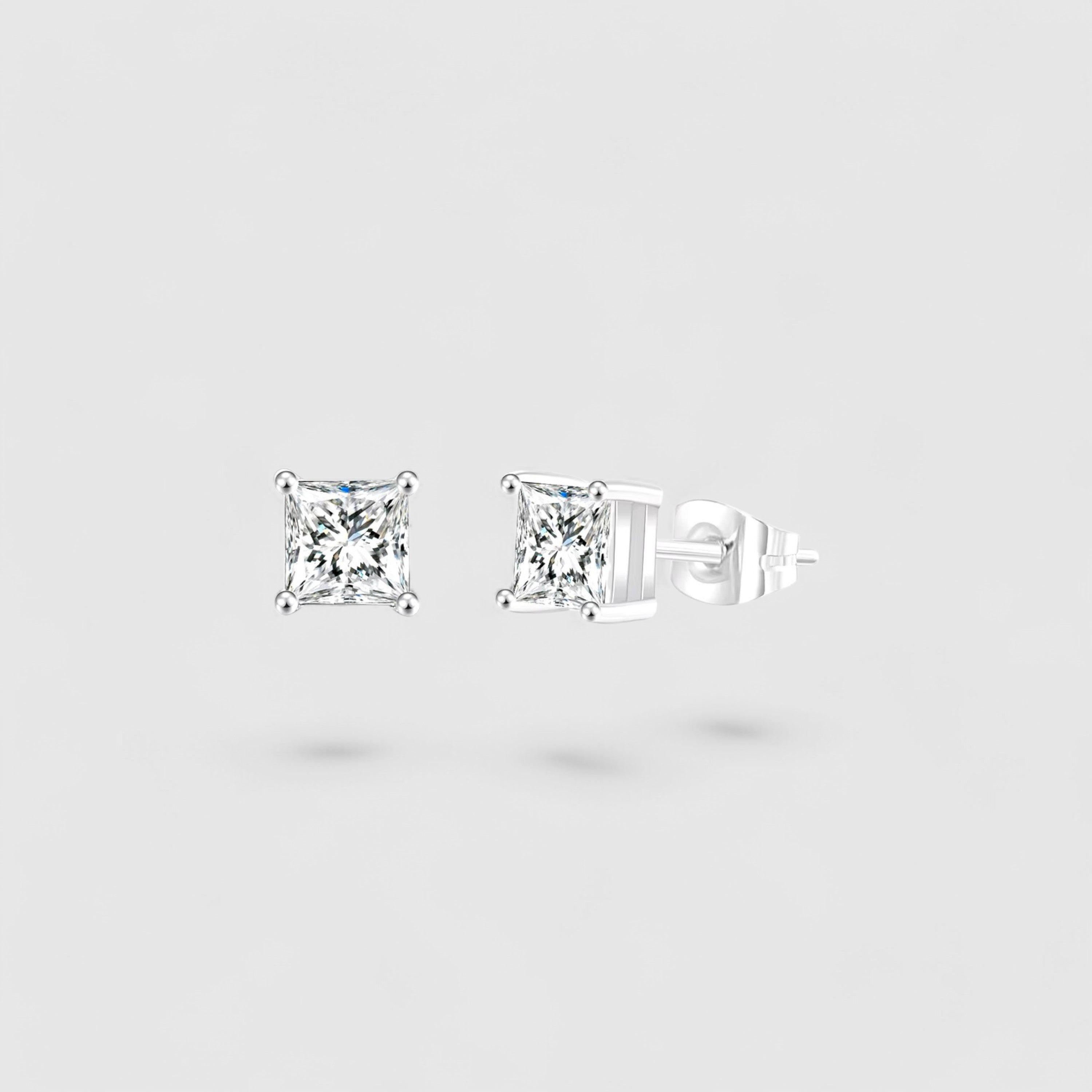 Cubic Stud 4 pin - Silver
