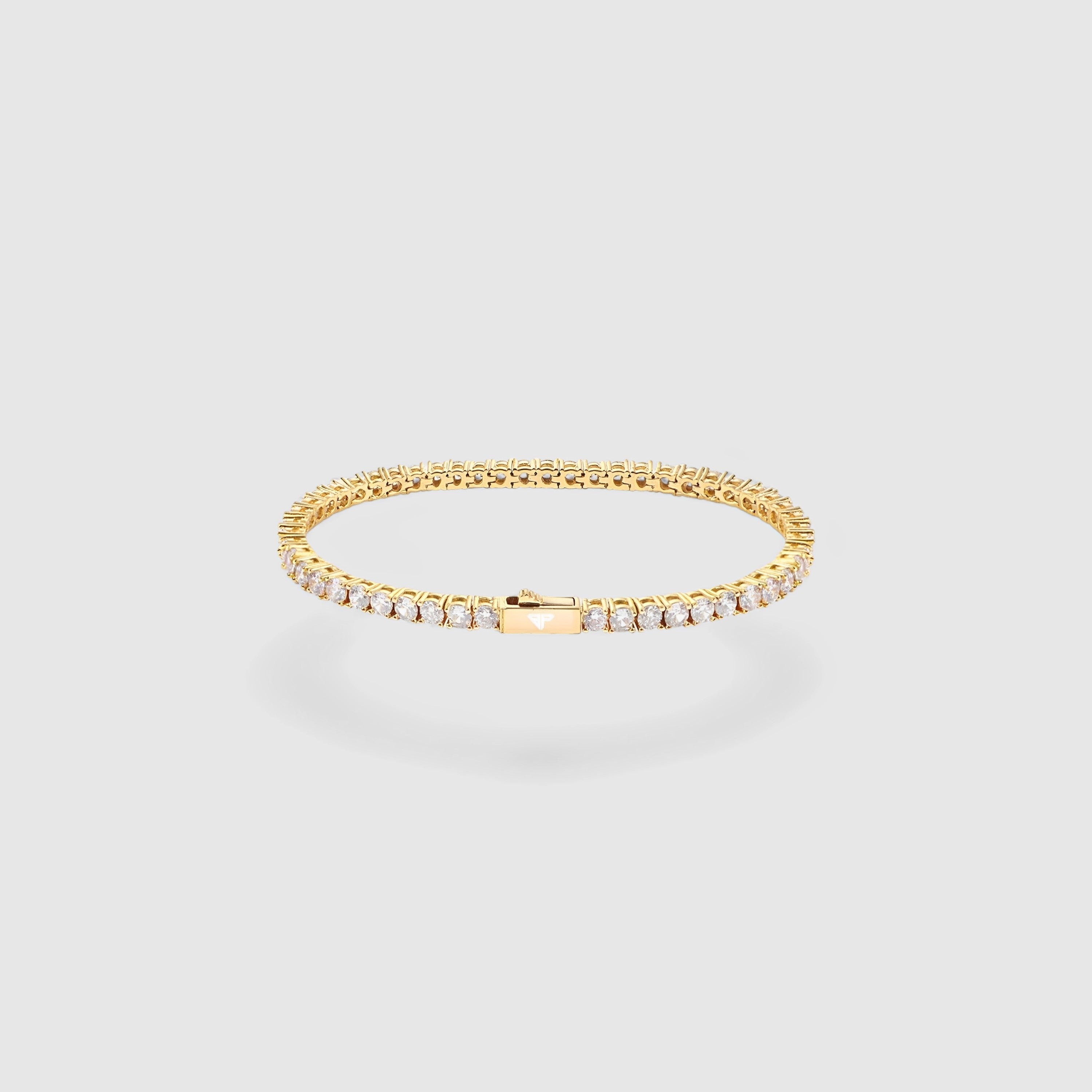 Tennis Bracelet 3mm - Gold