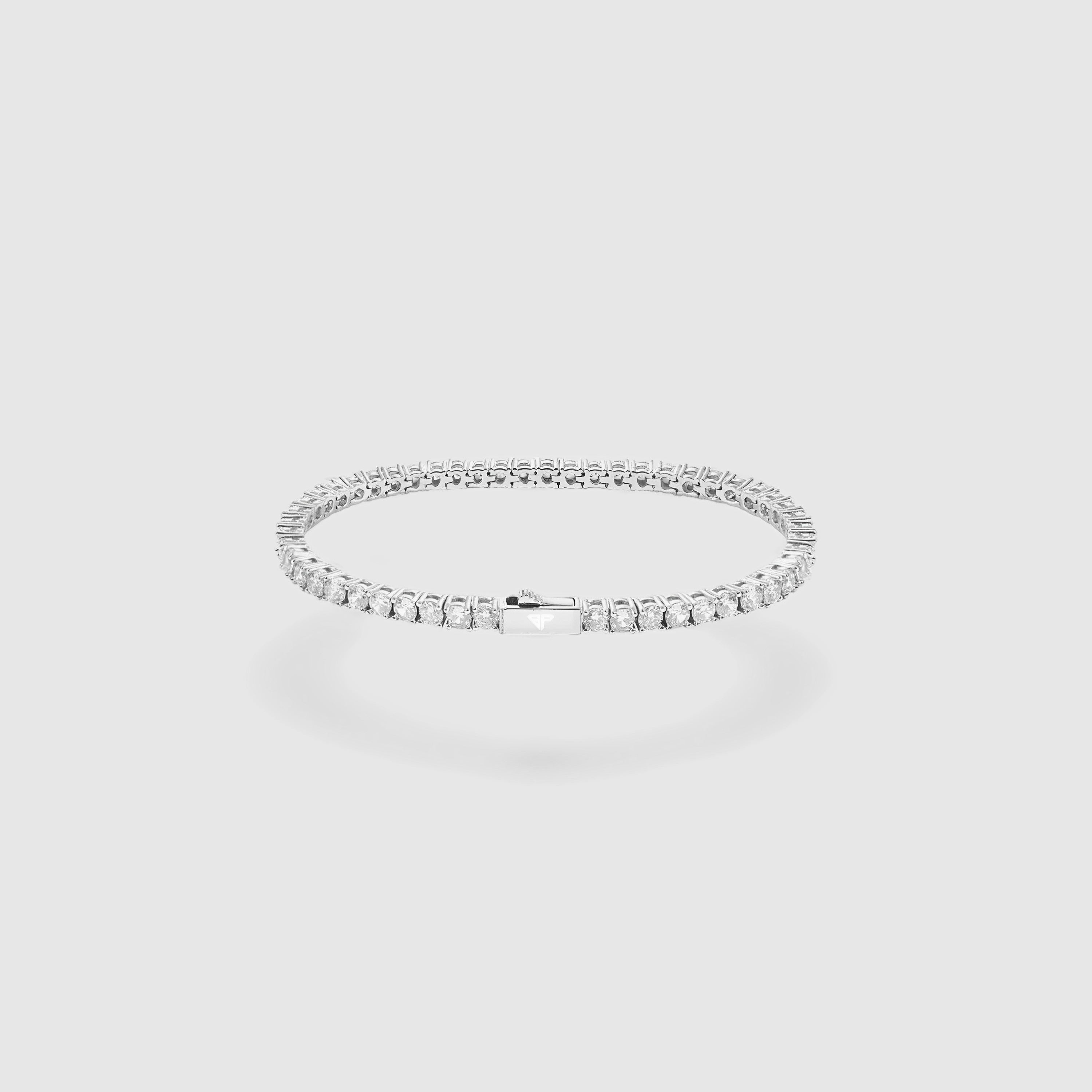 Tennis Bracelet 3mm - Silver