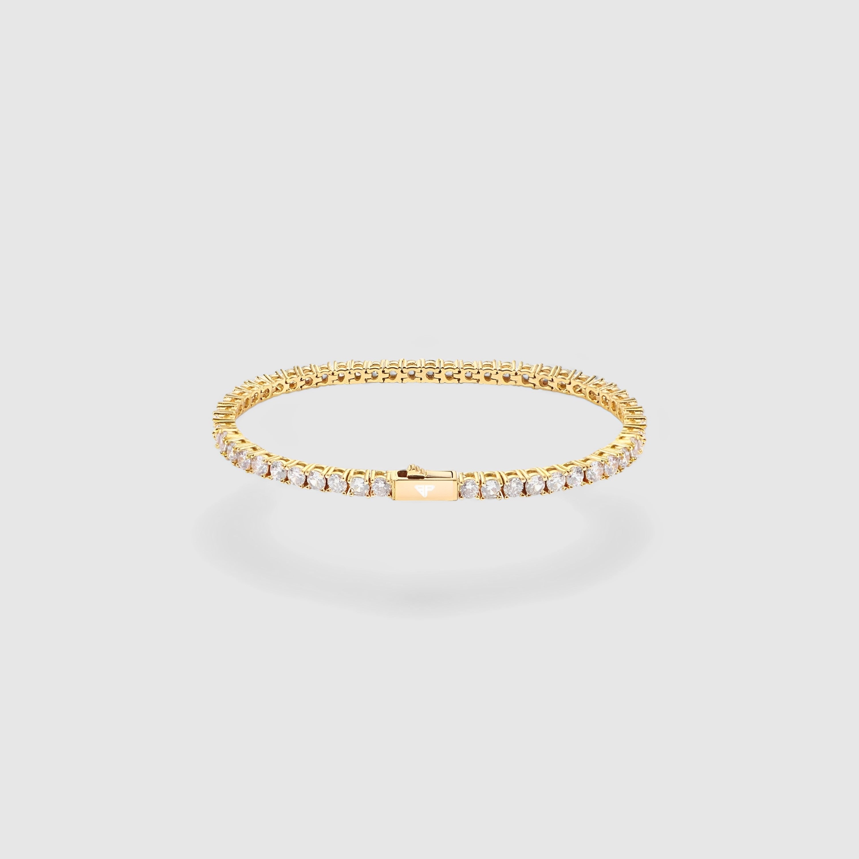 Tennis Bracelet 4mm - Gold