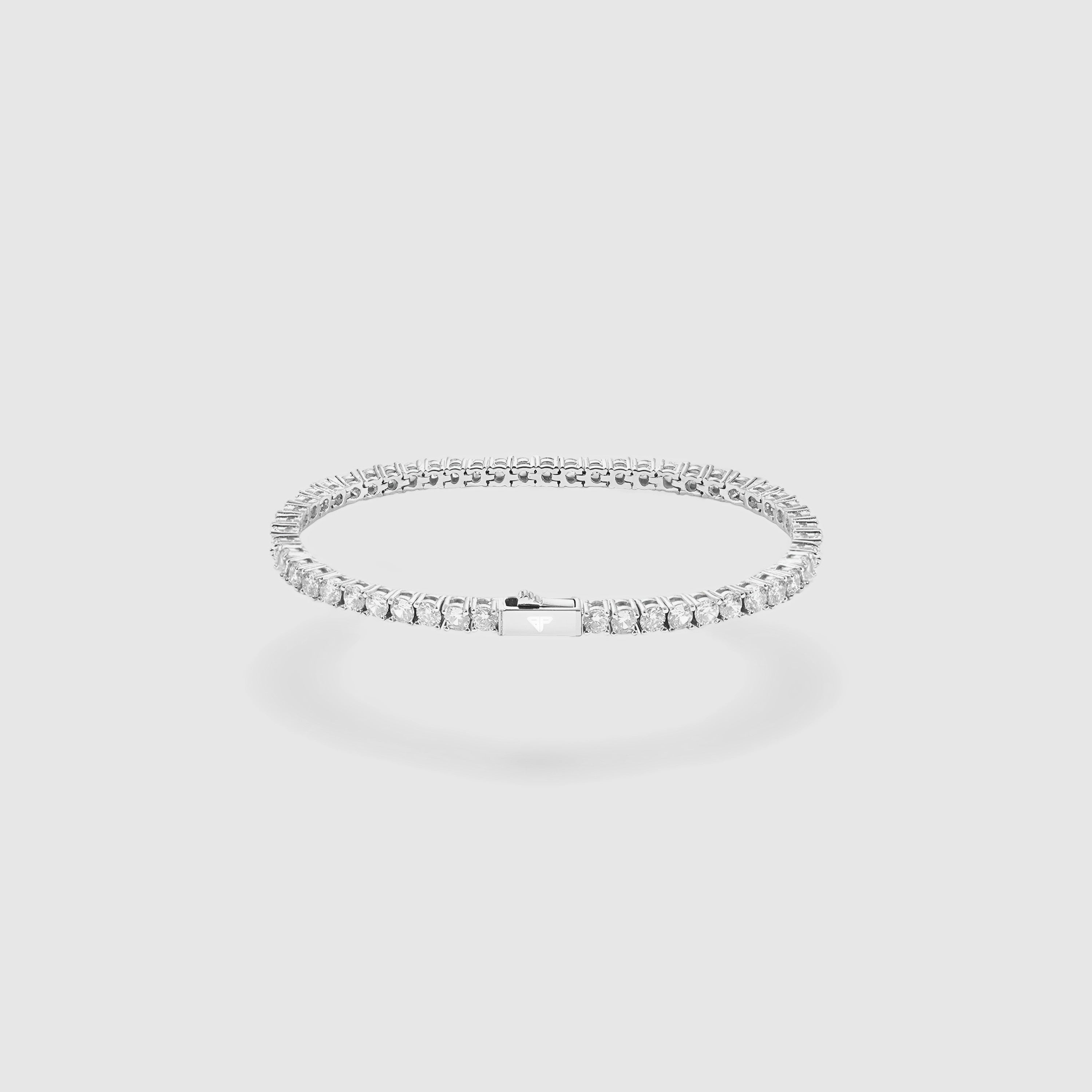 Tennis Bracelet 4mm - Silver