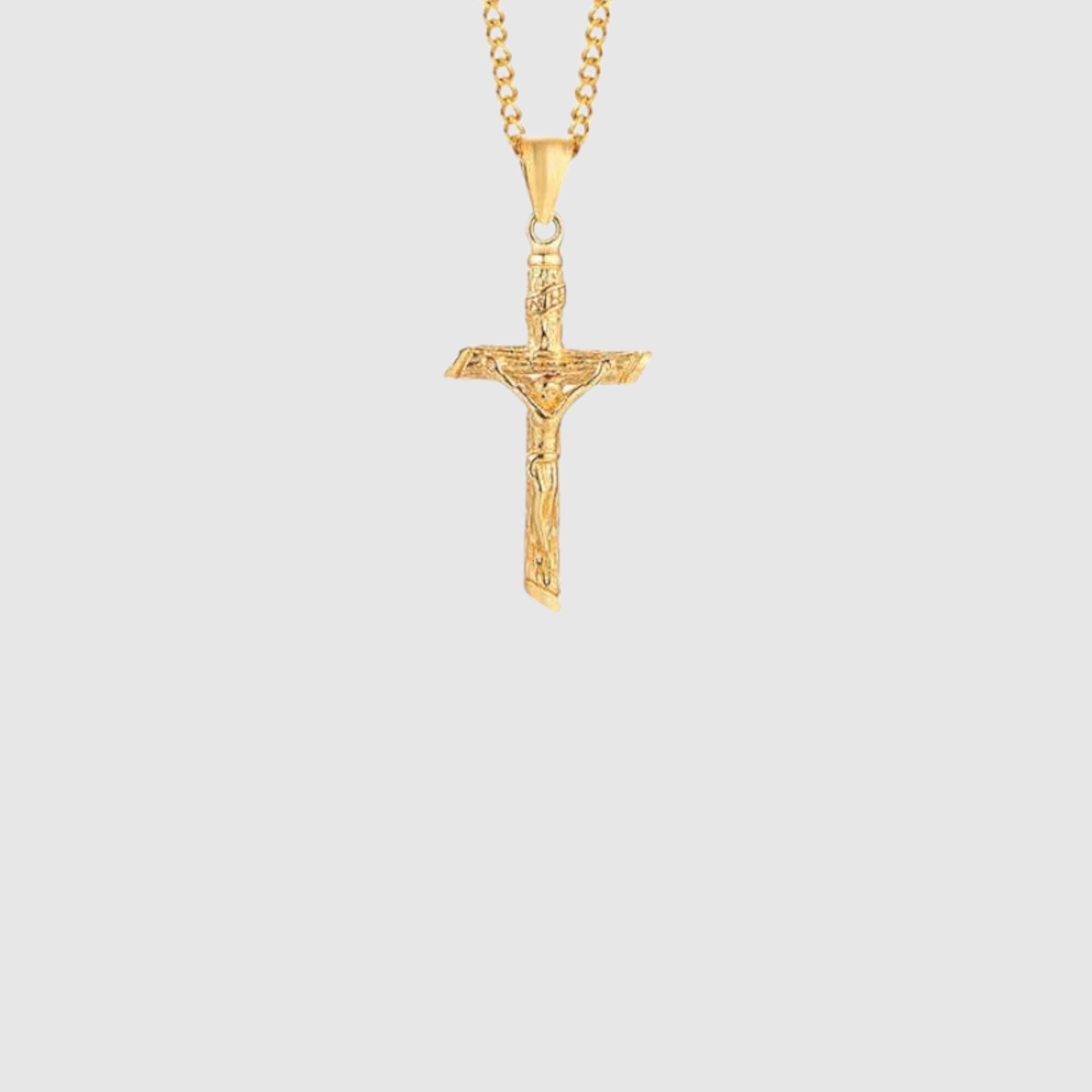 Crucifix Pendant - Gold