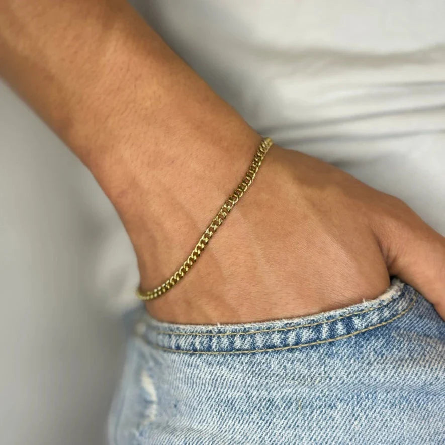 Cubana Armband 3mm - Goud