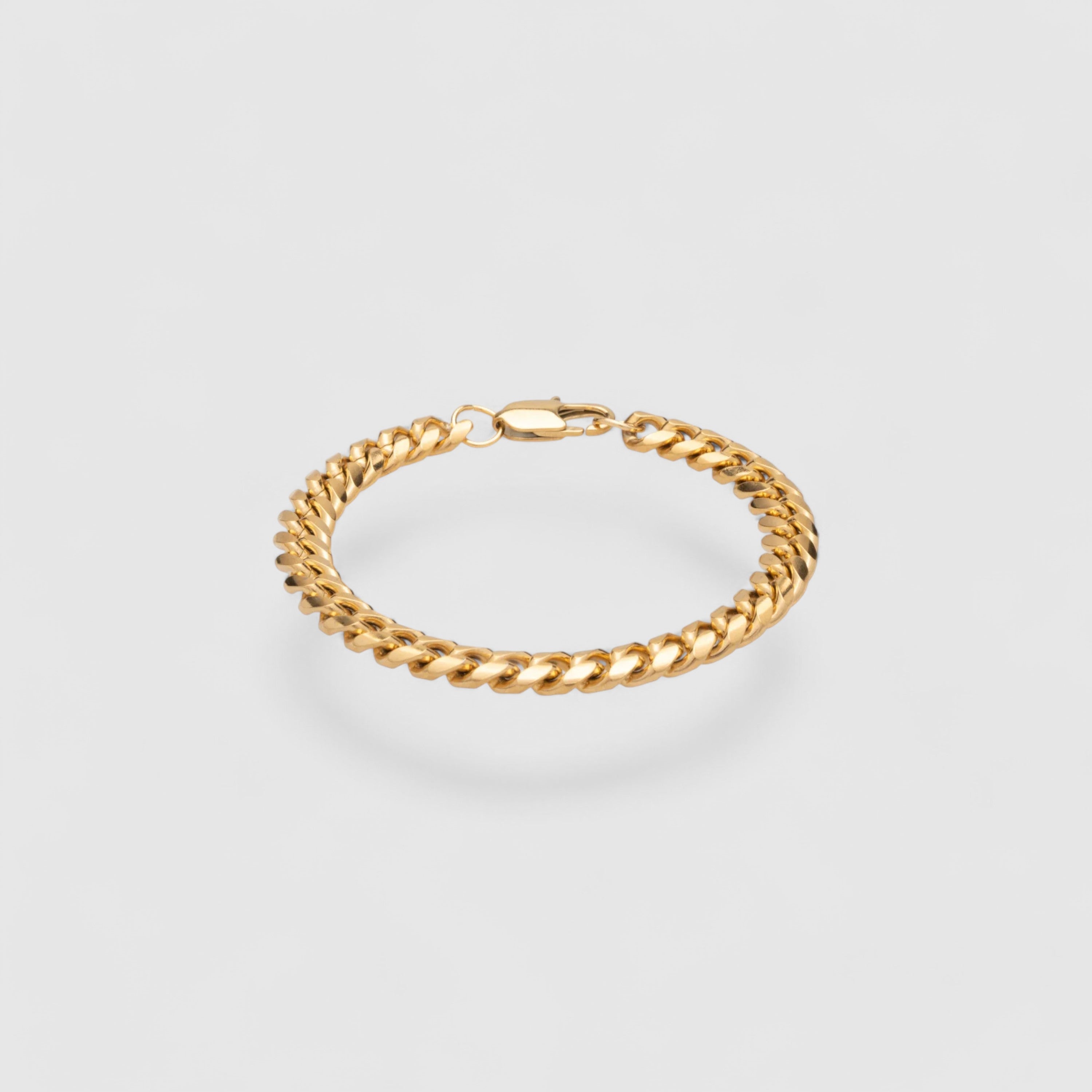 Cuban Bracelet 9mm - Gold