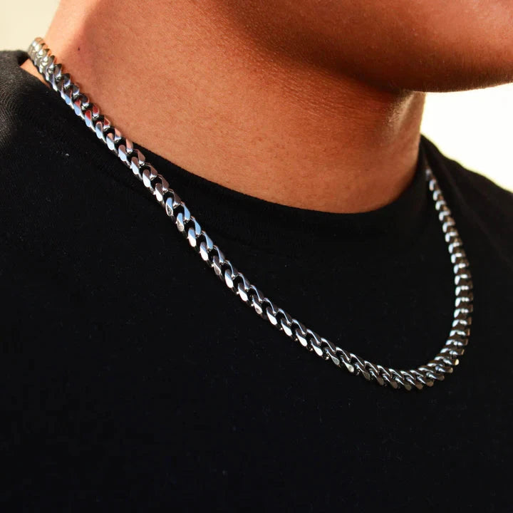 Cuban Chain 7mm - Silver