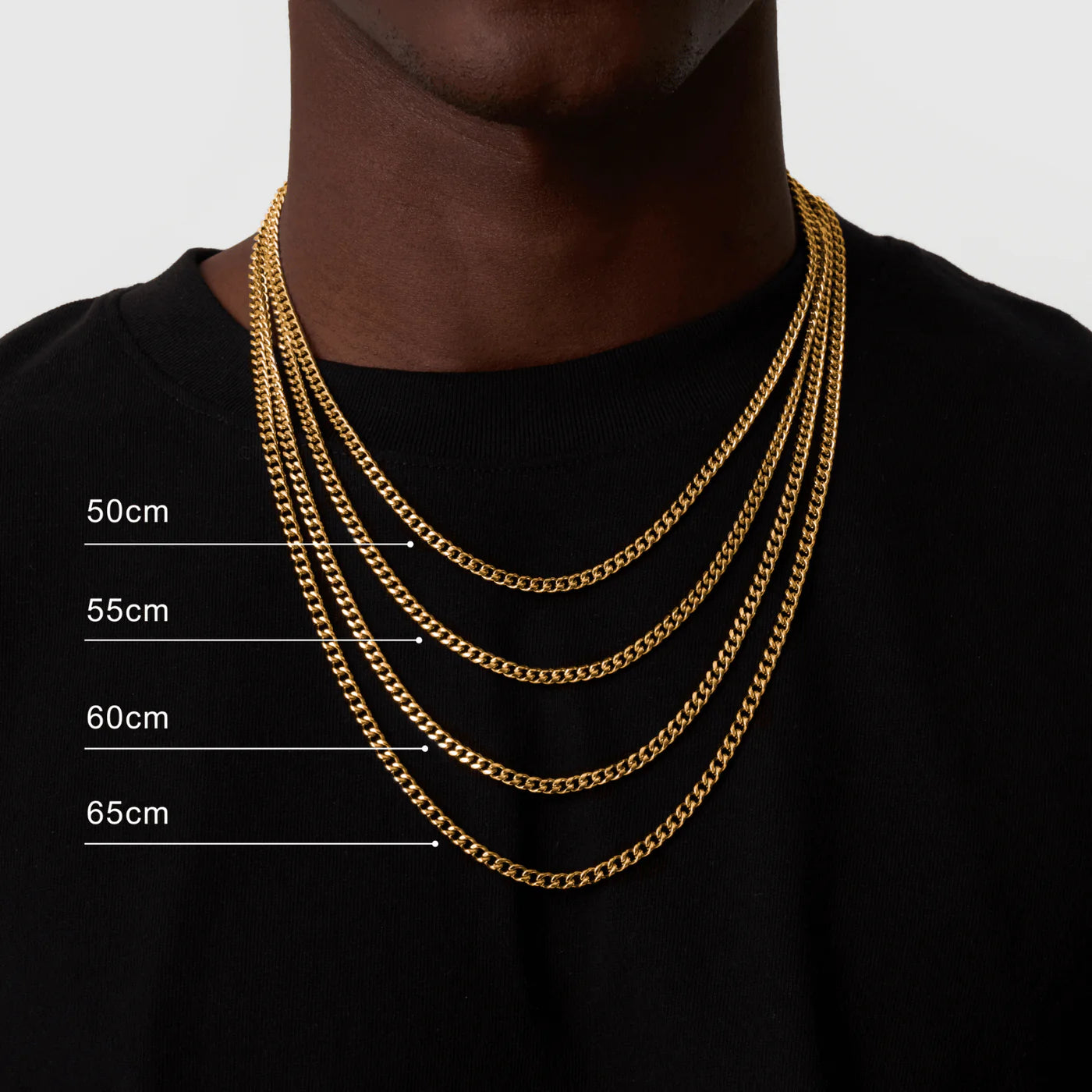 Cubana Ketting 7mm - Goud