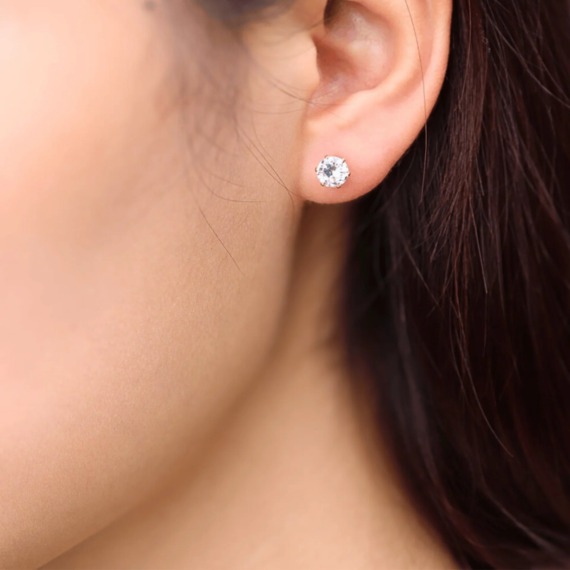 Round Stud 6pin - Gold
