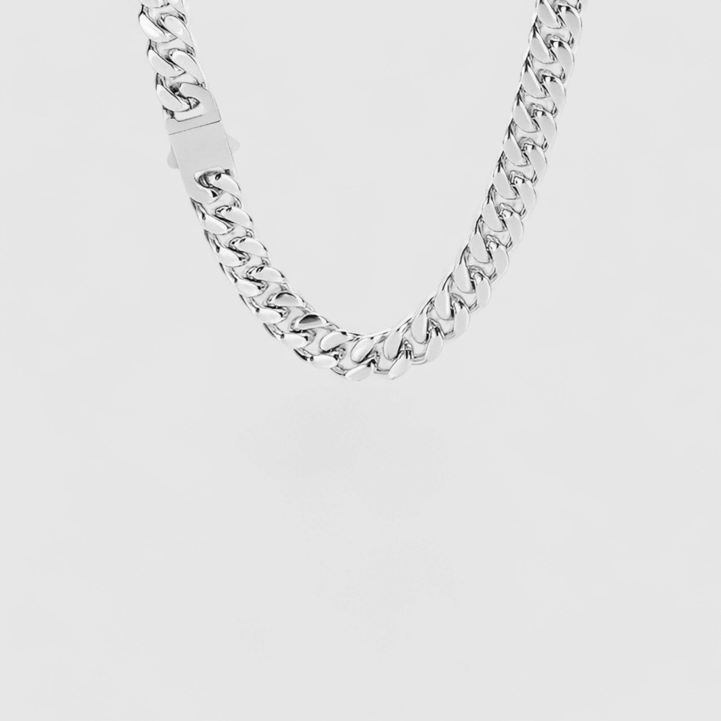 Heavy Cuban Ketting - Zilver