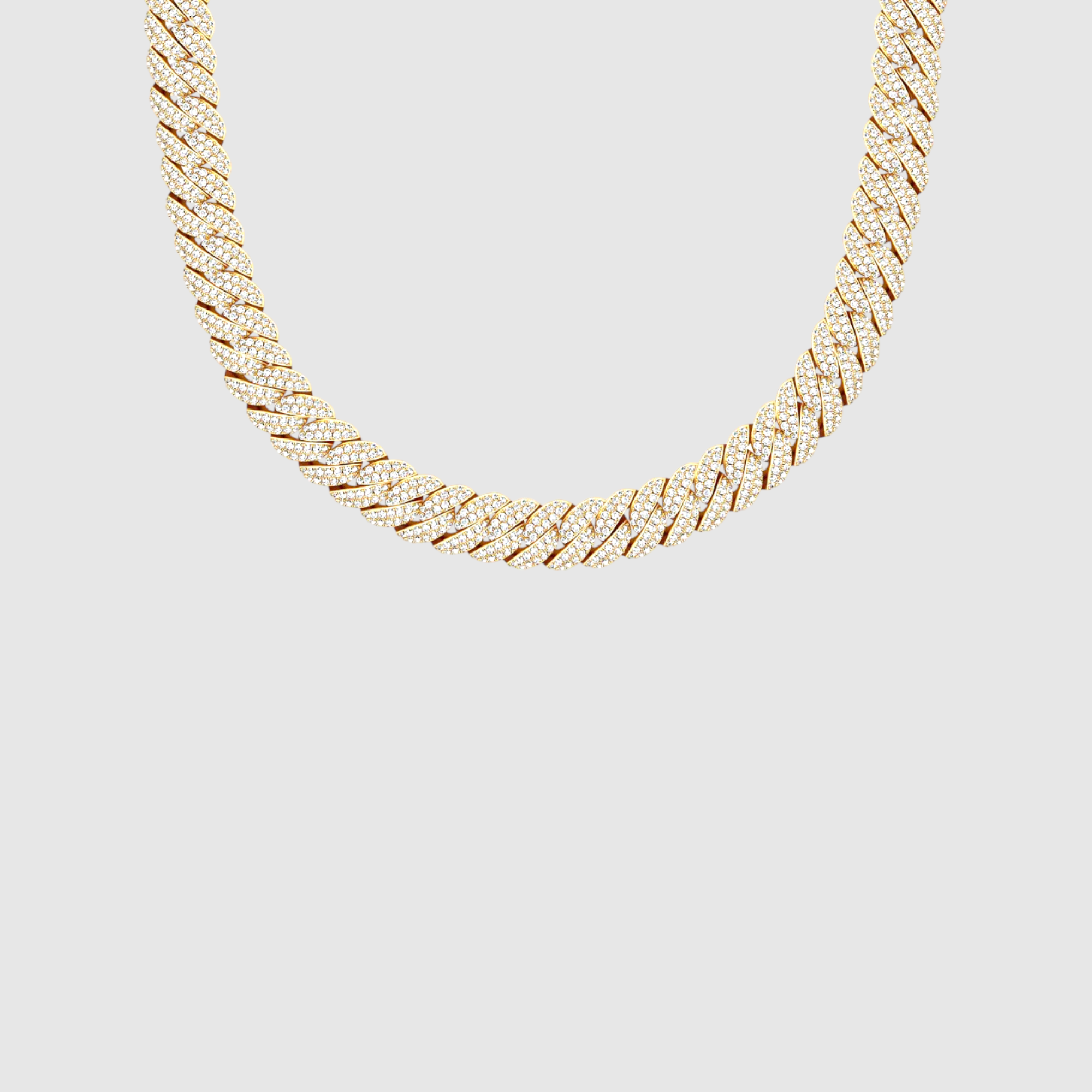 Iced Cuban Chain 10mm - Gold