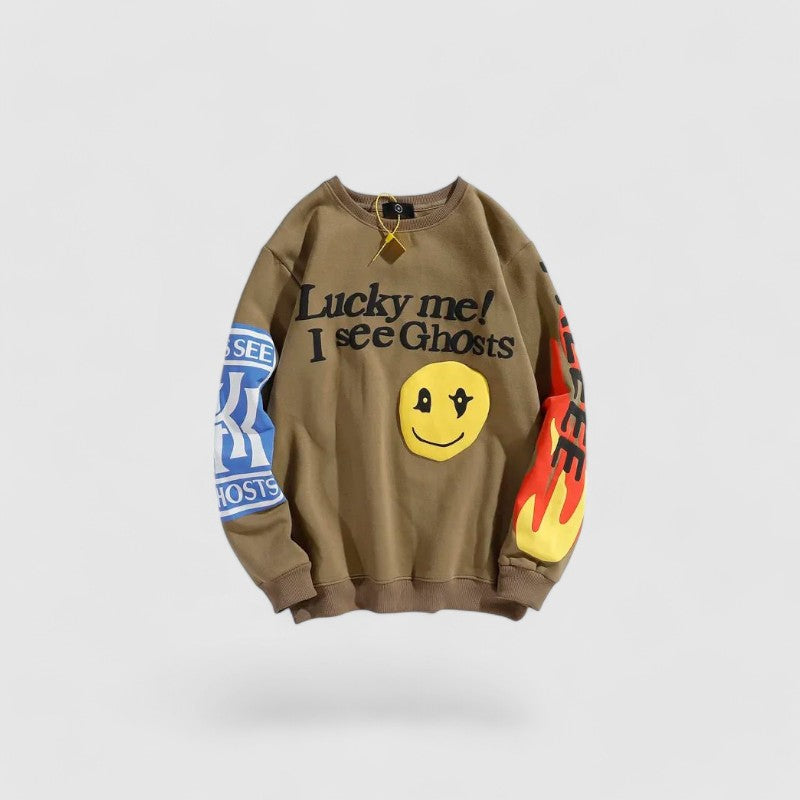 Lucky Me Sweater - Brown