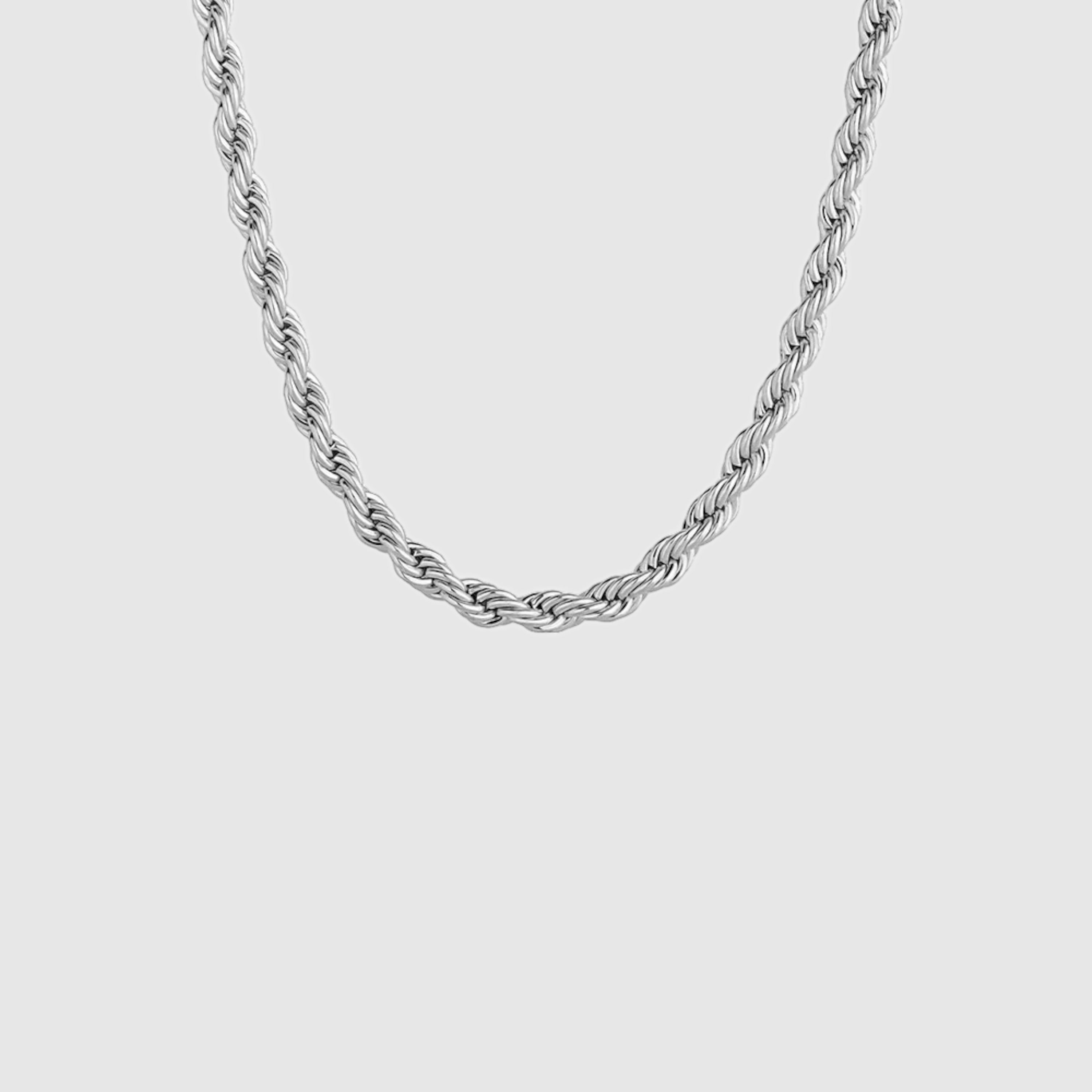 Rope Chain 4mm - Silver