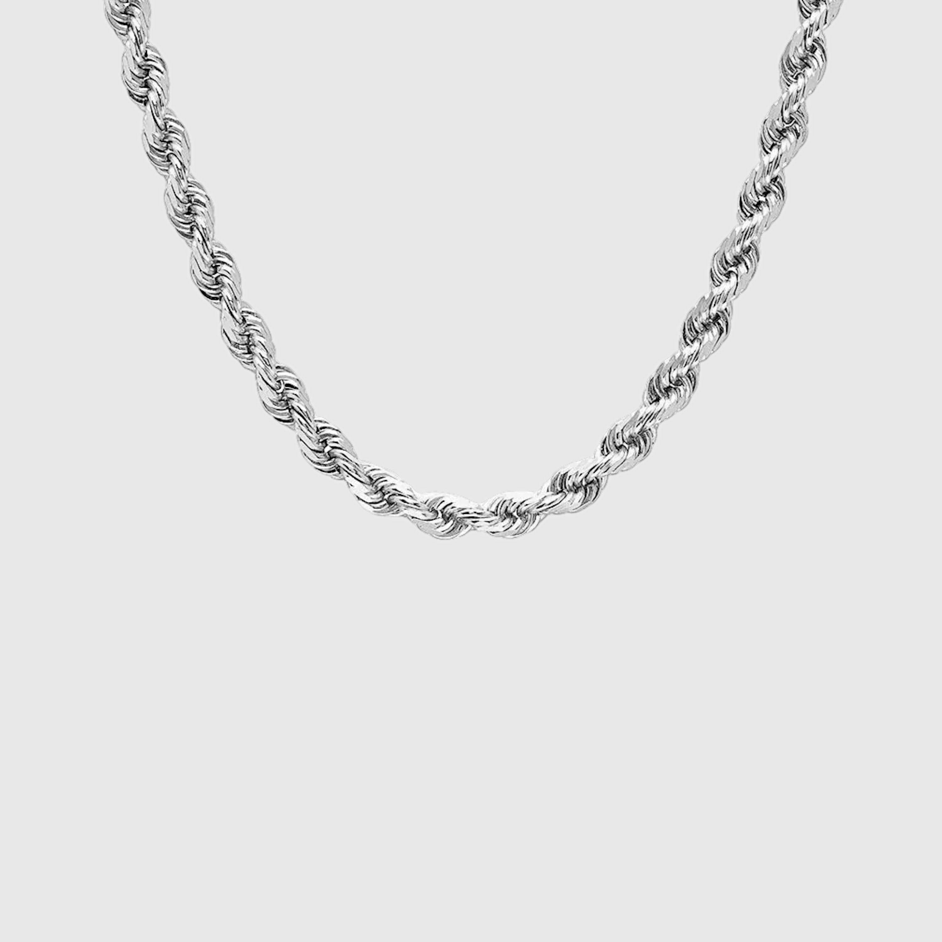 Rope Chain 5mm - Silver