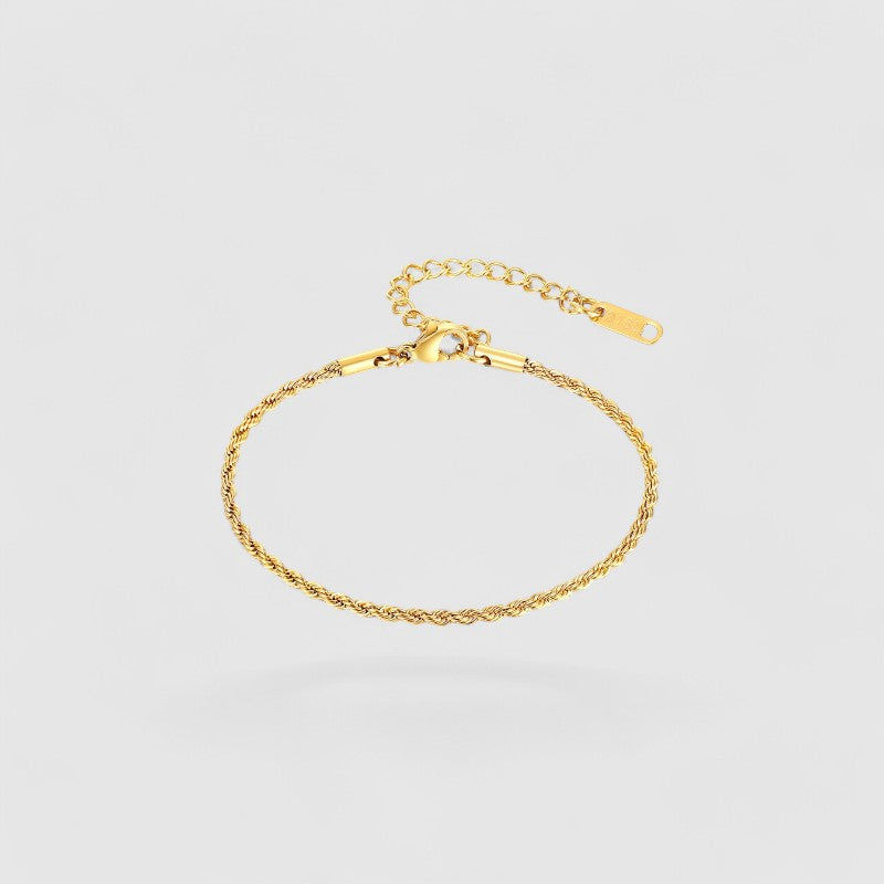 Rope Bracelet 2mm - Gold