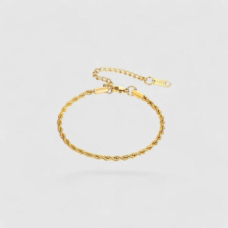 Rope Bracelet 3mm - Gold