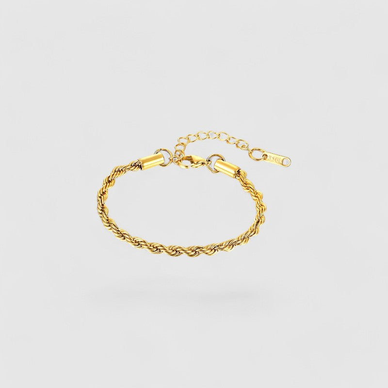 Rope Bracelet 5mm - Gold