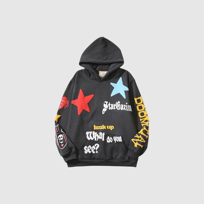 Stargazing Hoodie - Black