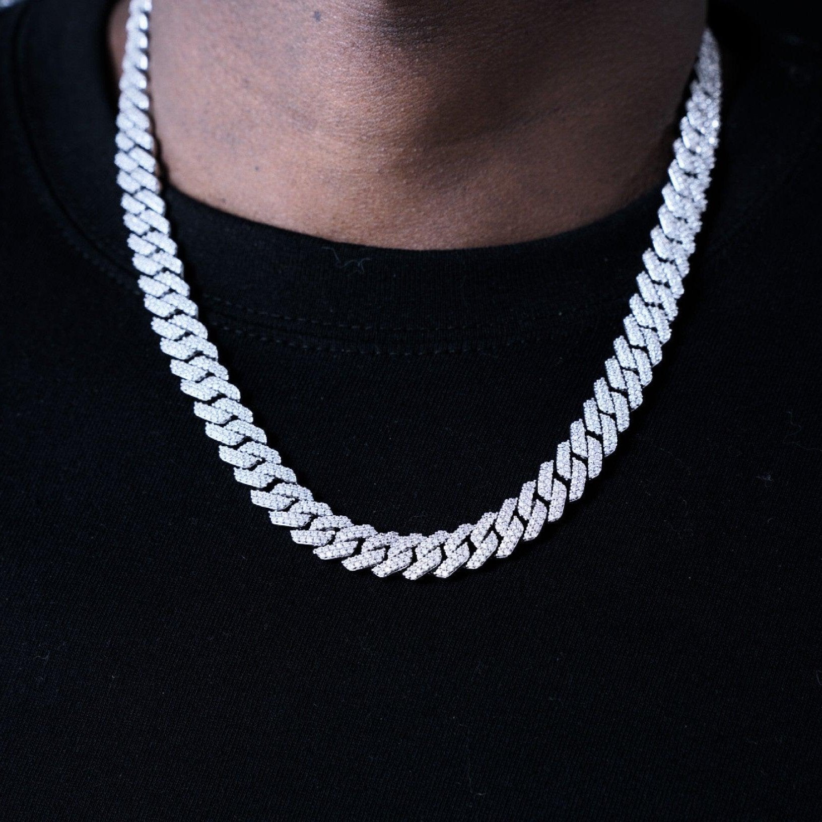 Iced Cuban Chain 10mm - Silver