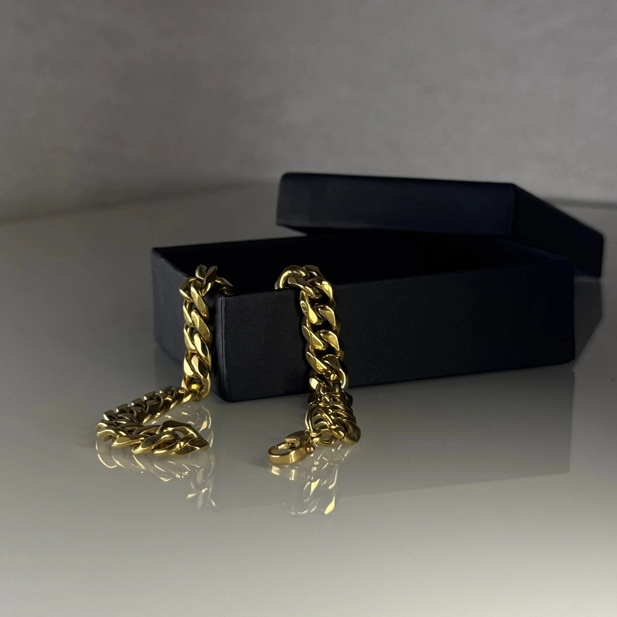 Cuban Bracelet 9mm - Gold