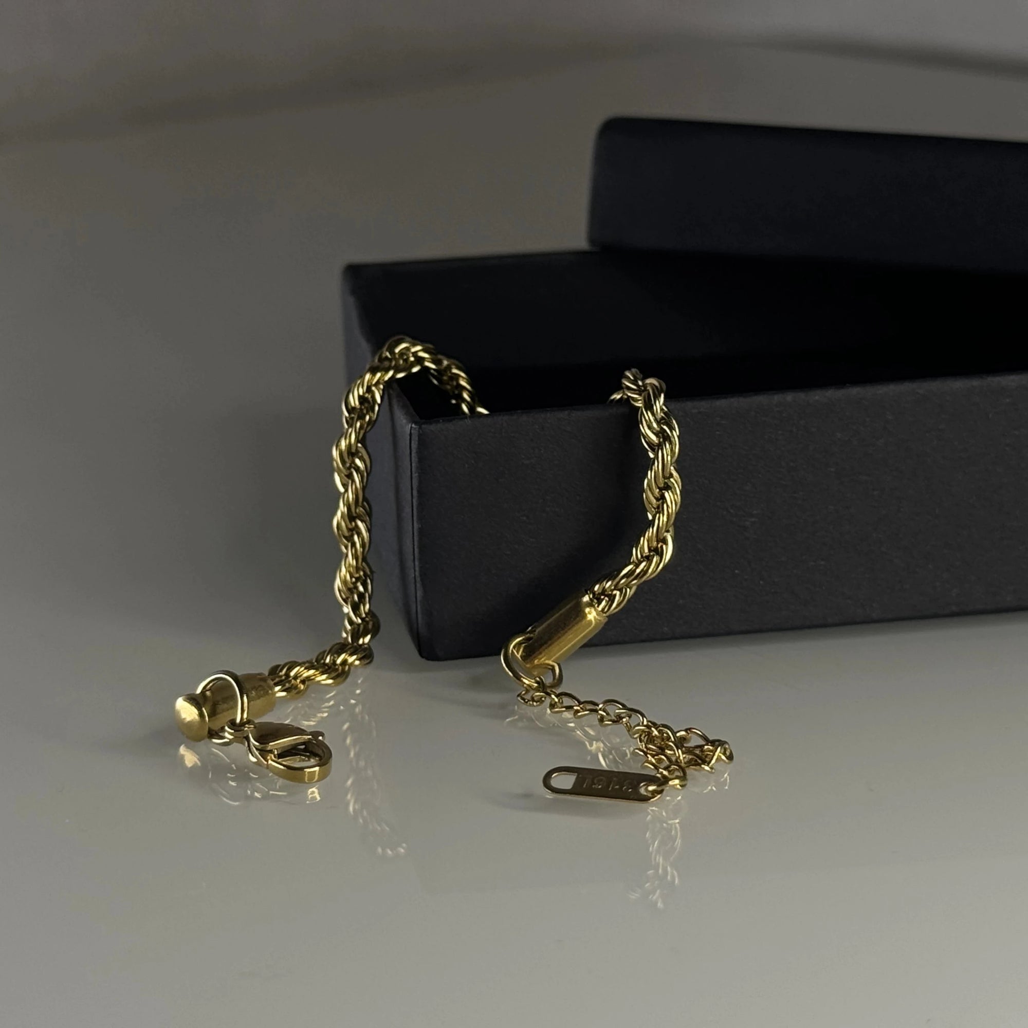 Rope Bracelet 3mm - Gold