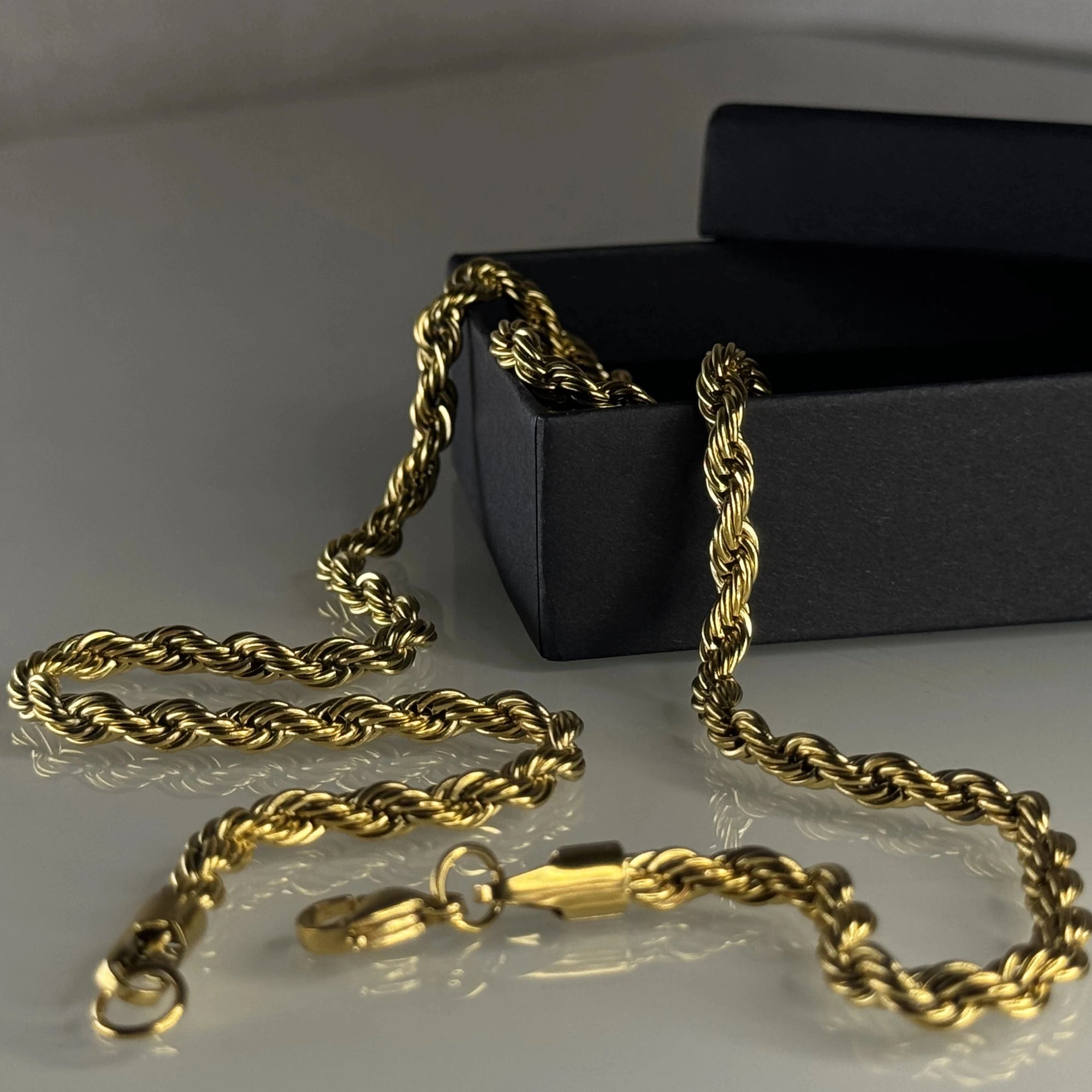 Rope Chain 5mm - Gold