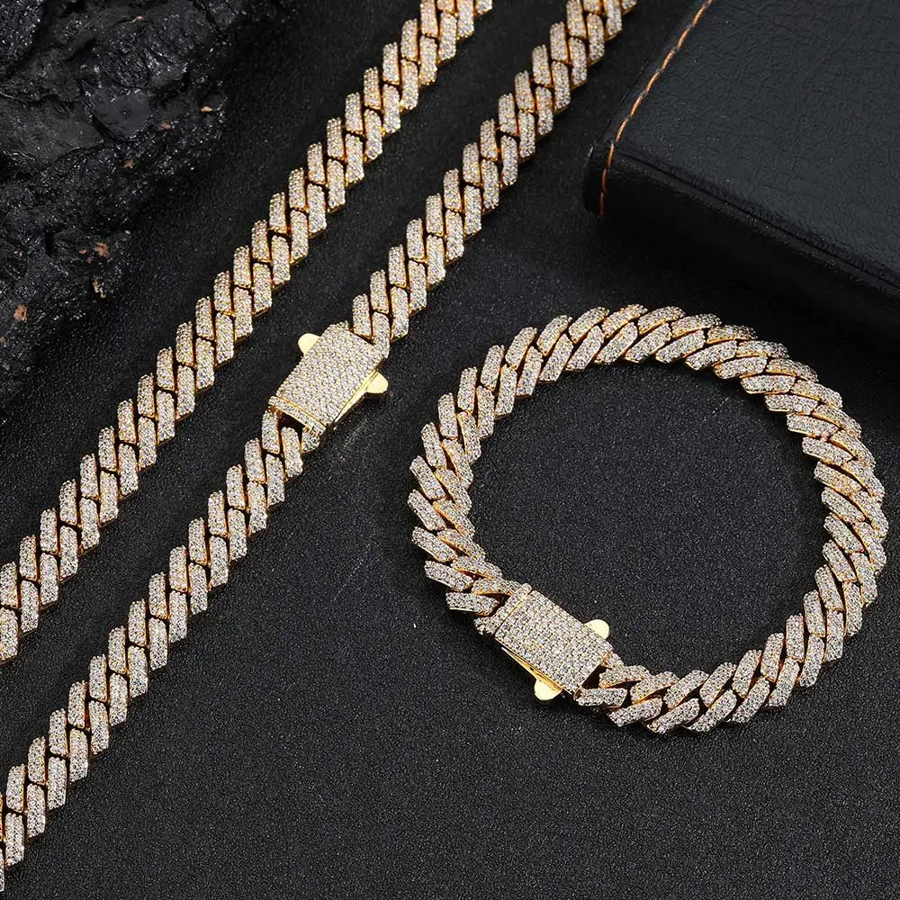 Iced Cuban Chain 8mm - Gold