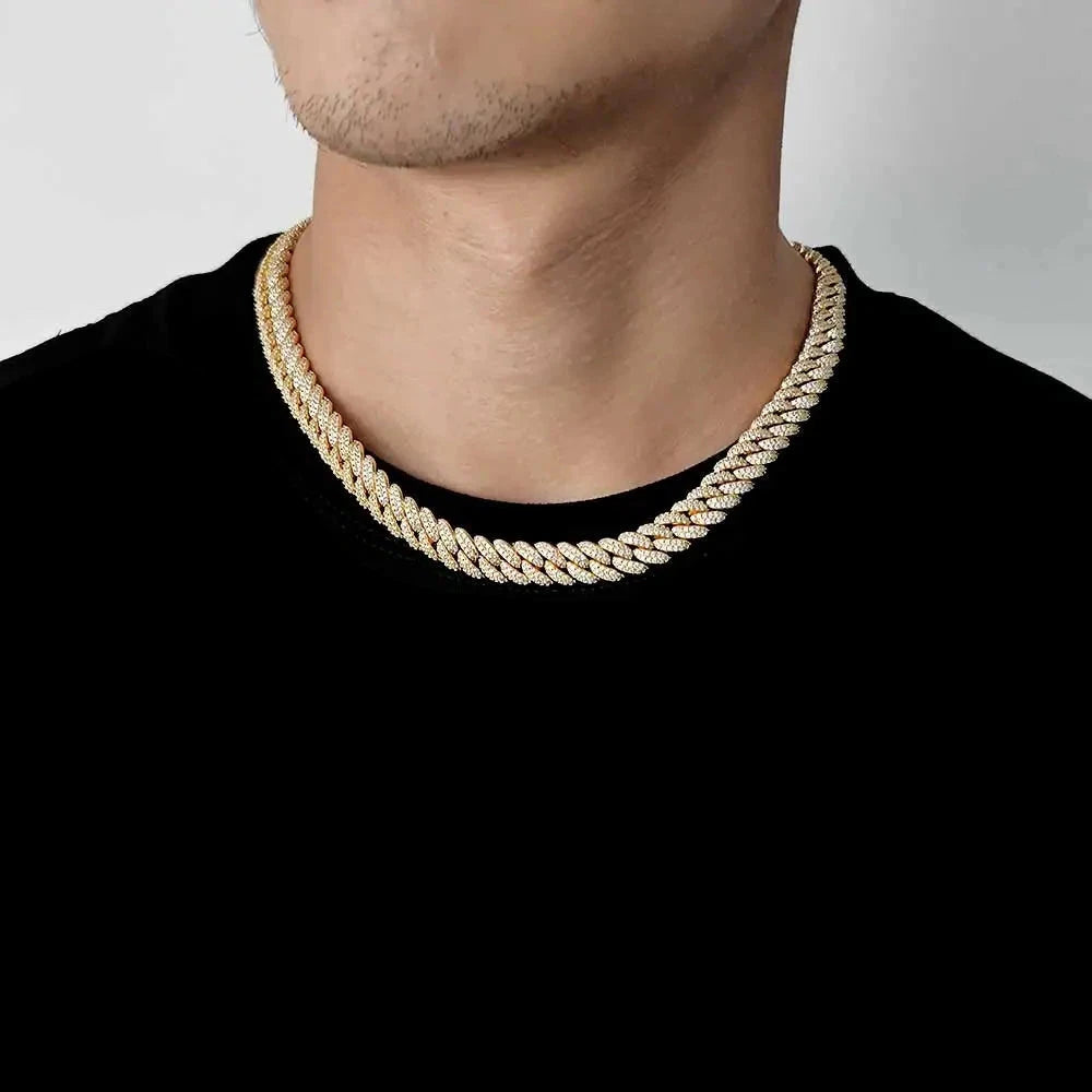 Iced Cuban Chain 10mm - Gold