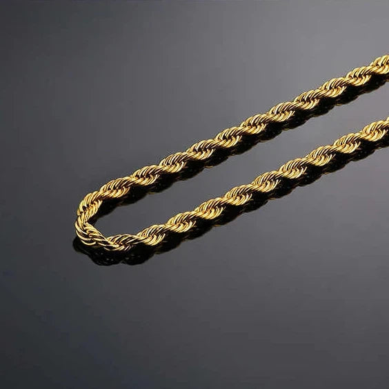 Rope Chain 3mm - Gold