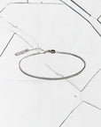 Square Snake Bracelet - Silver