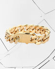 Heavy Cuban Bracelet - 18k Gold - Bltprf