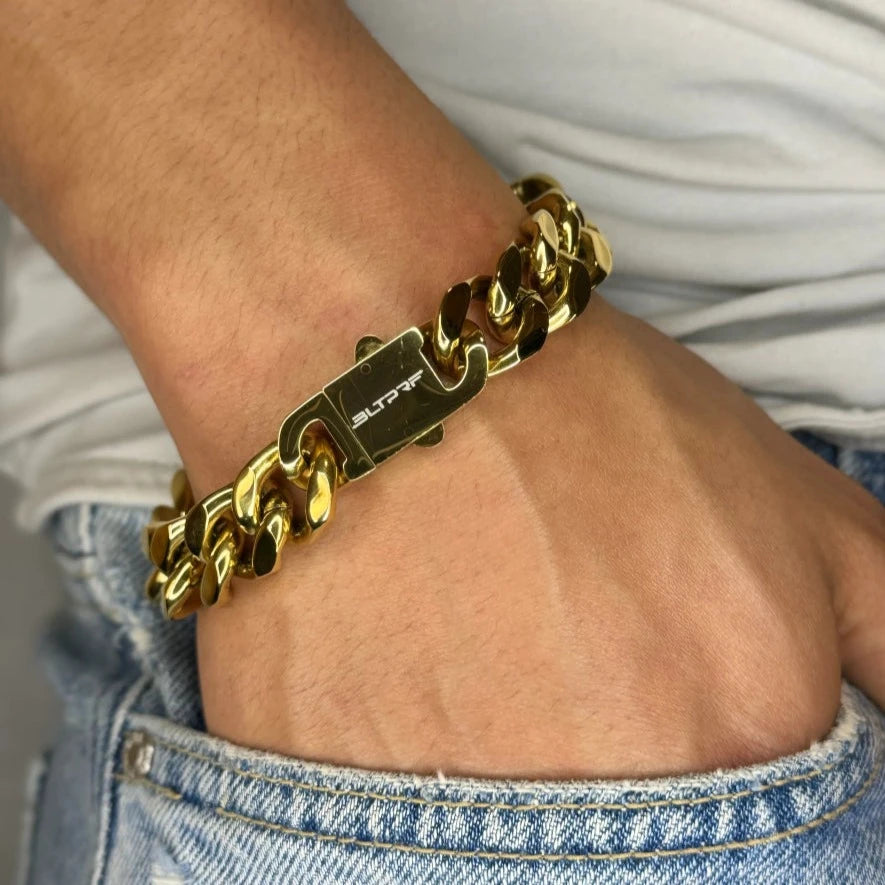 Heavy Cuban Bracelet - Gold - Bltprf