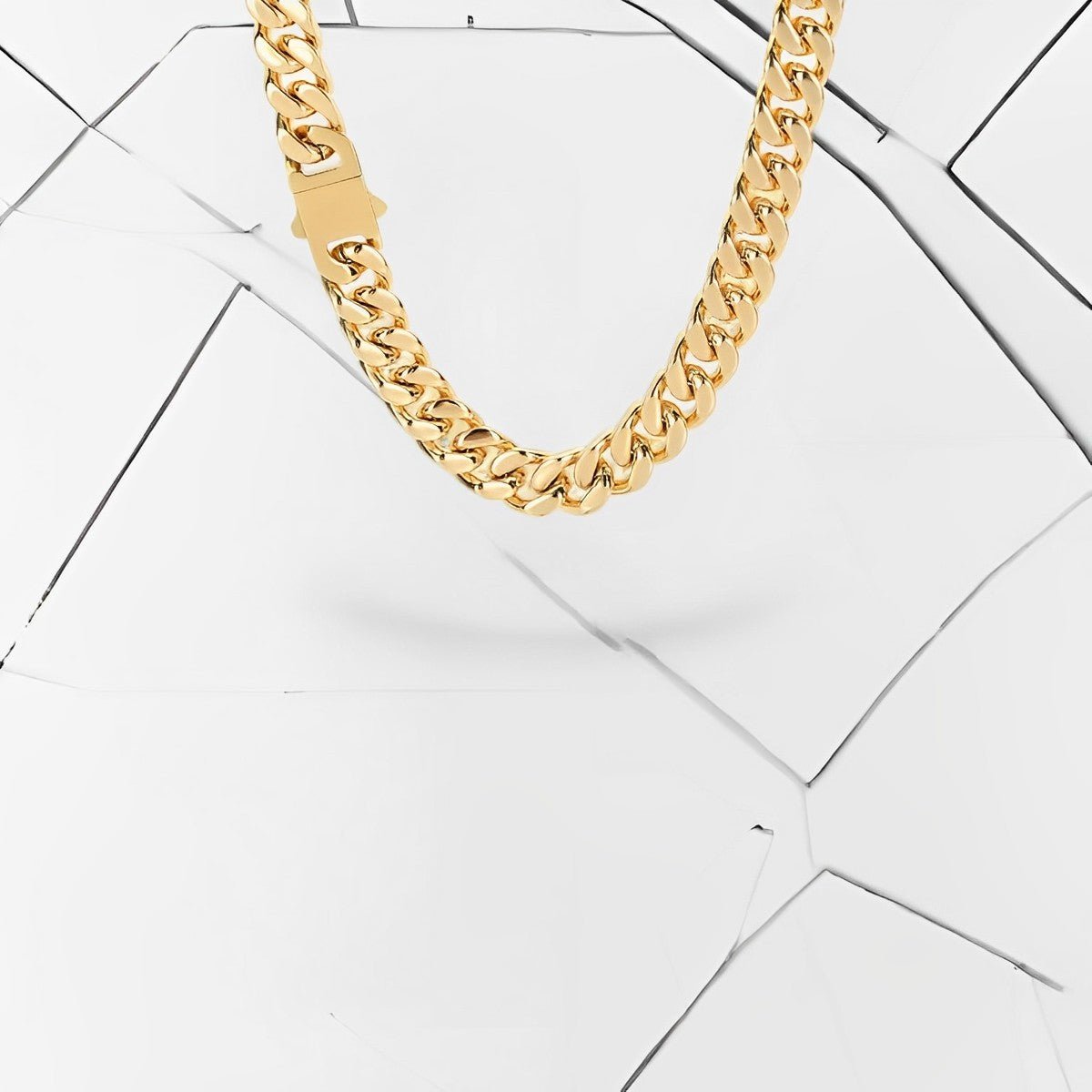 Heavy Cuban Chain - 18k Gold - Bltprf