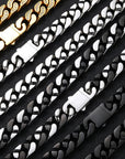 Iced Heavy Cuban Bracelet - Black - Bltprf