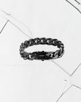 Iced Heavy Cuban Bracelet - Black - Bltprf