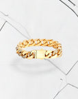 Iced Heavy Cuban Bracelet - Gold - Bltprf