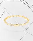 Iced Honeycomb Bracelet - 18k Gold - Bltprf