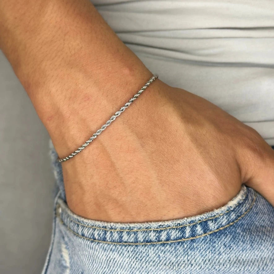 Rope Bracelet - Silver - Bltprf