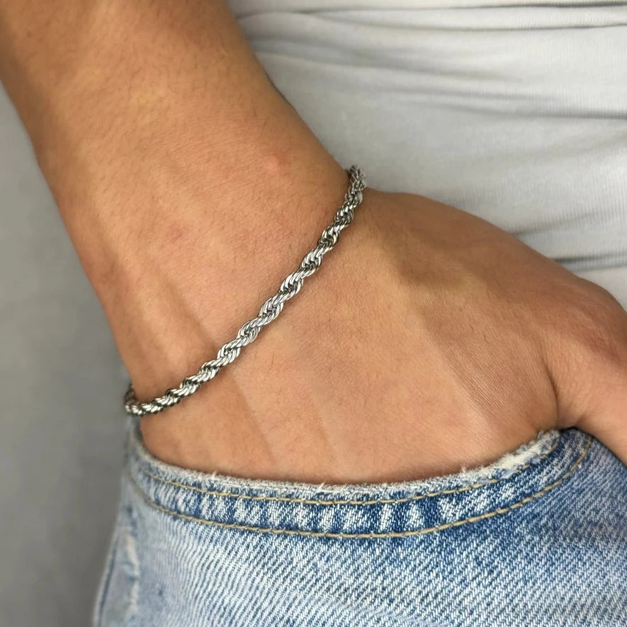 Rope Bracelet - Silver - Bltprf