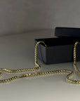 Round Box Chain 3mm - Gold - Bltprf