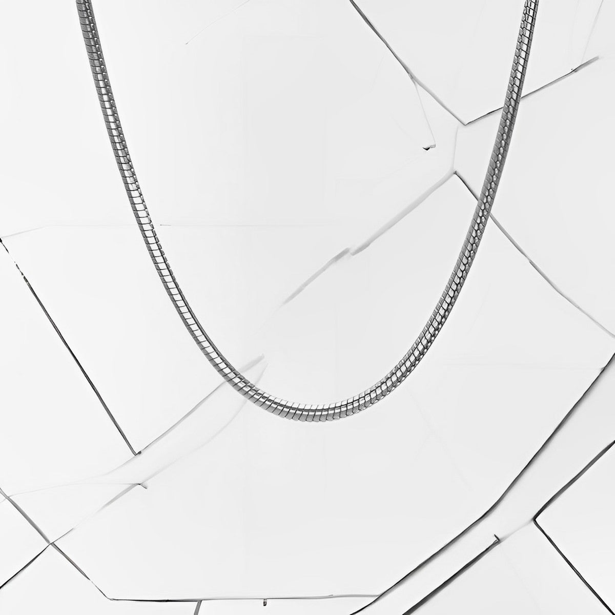 Round Snake Chain - Silver - Bltprf