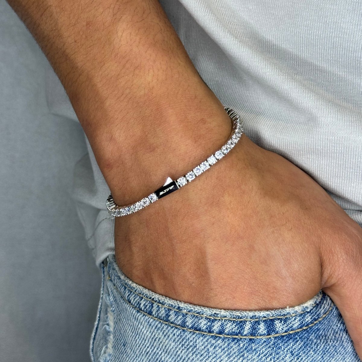 Tennis Bracelet - Silver - Bltprf