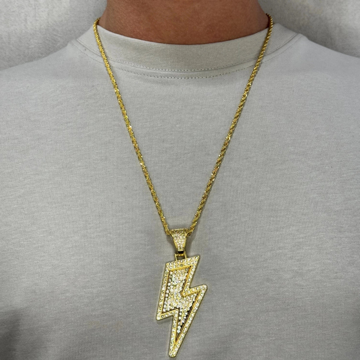 The Lightning Pendant Gold - Bltprf